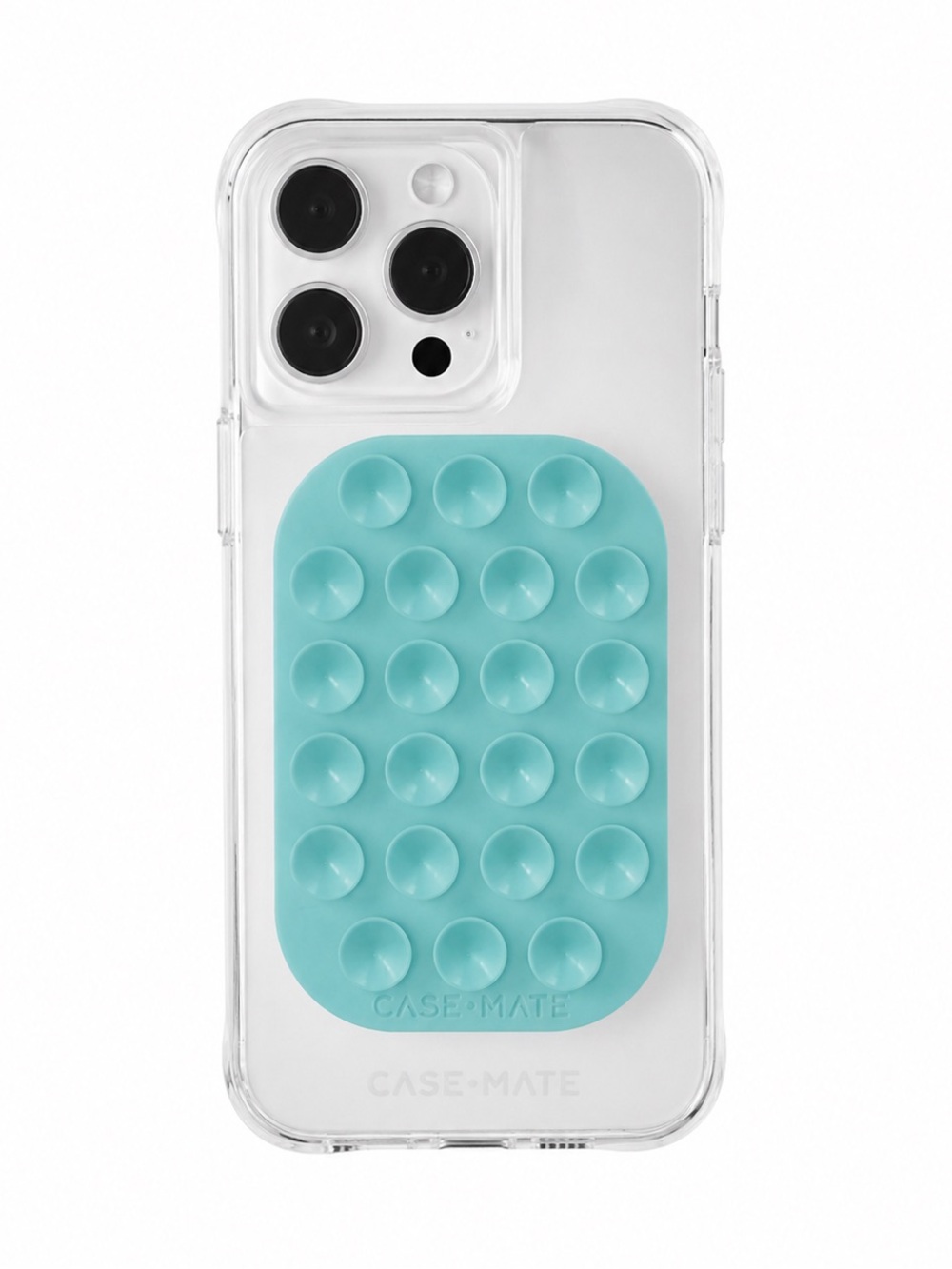 Case-Mate Adhesive Suction Mount - soft aqua NEW MSRP $15